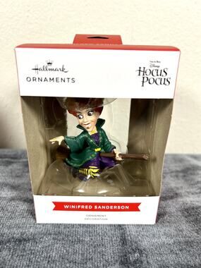 Hallmark Disney Hocus Pocus Winifred Sanderson Christmas Ornament New In Box NIB